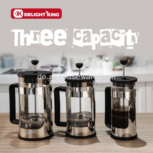 Glas Espressomaschine Kaffeemaschine French Press